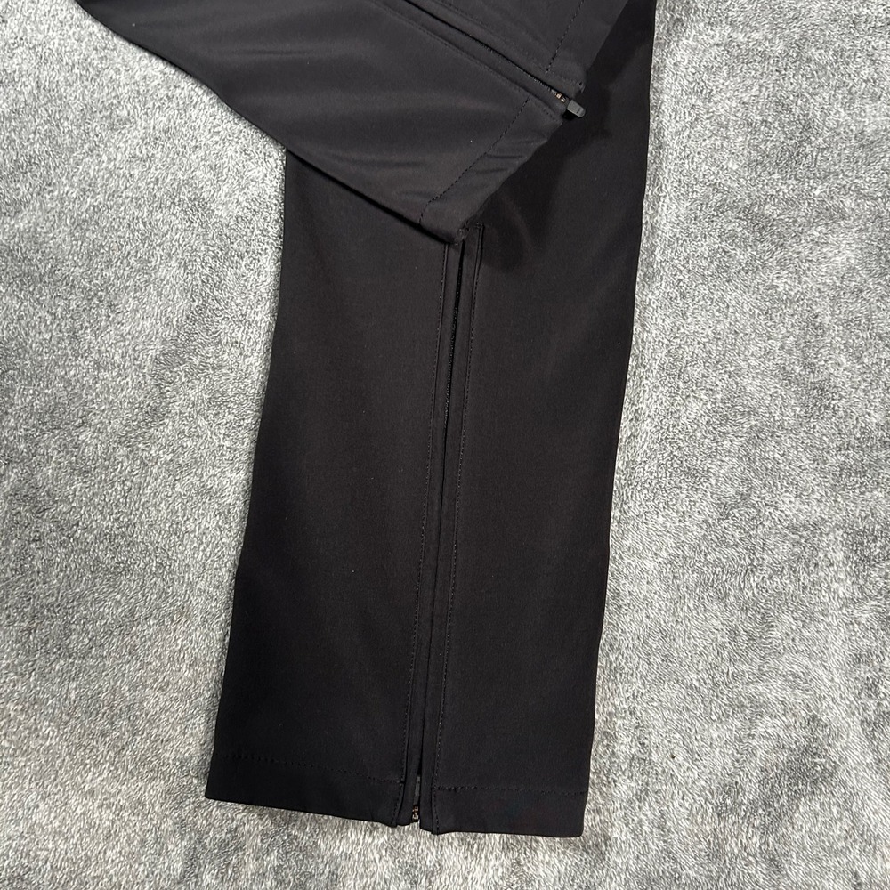 Kuhl Softshell Pants Womens 6 Reg Gray Black Fleece Bootcut Hiking Zip Ankle - Picture 5 of 12